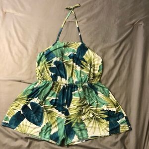 Halter tropical summer dress from Nordstrom